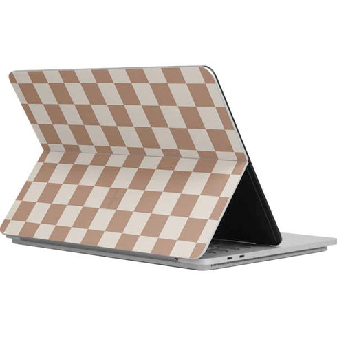Neutral Checkered Surface Laptop Studio Skin